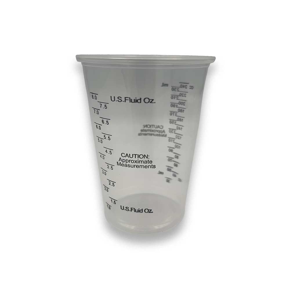 Vaso de Medición 8 oz – Dosificación Precisa de Líquidos