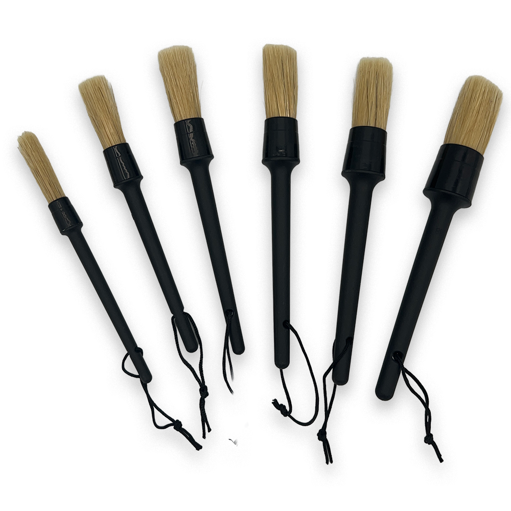 Set de 6 Brochas de Cerdas Suaves Sintéticas Brebán – Detallado Exterior