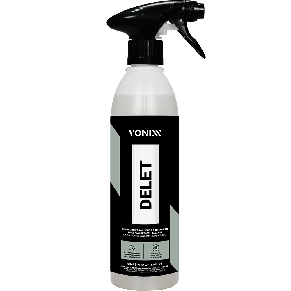 Vonixx Delet Tire and Rubber Cleaner 16.9 fl oz (500 ml)