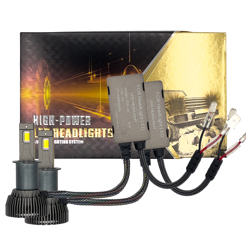 ECB Headlight LED T25-45W 18,000 lúmenes