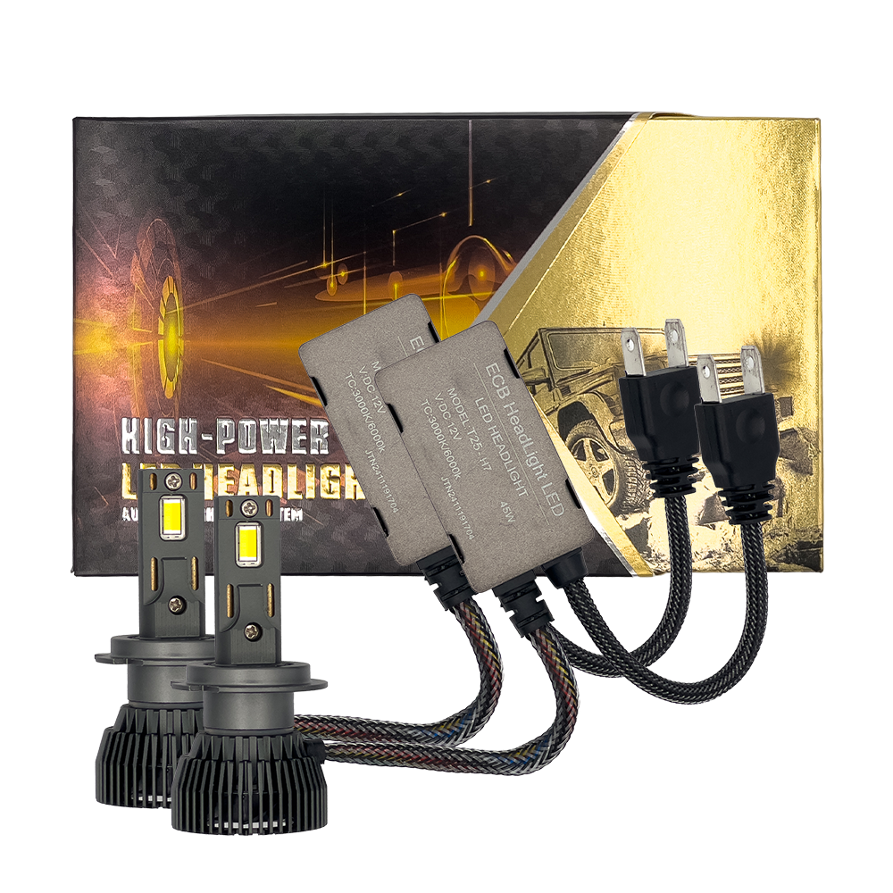 ECB Headlight LED T25-45W 18,000 lúmenes