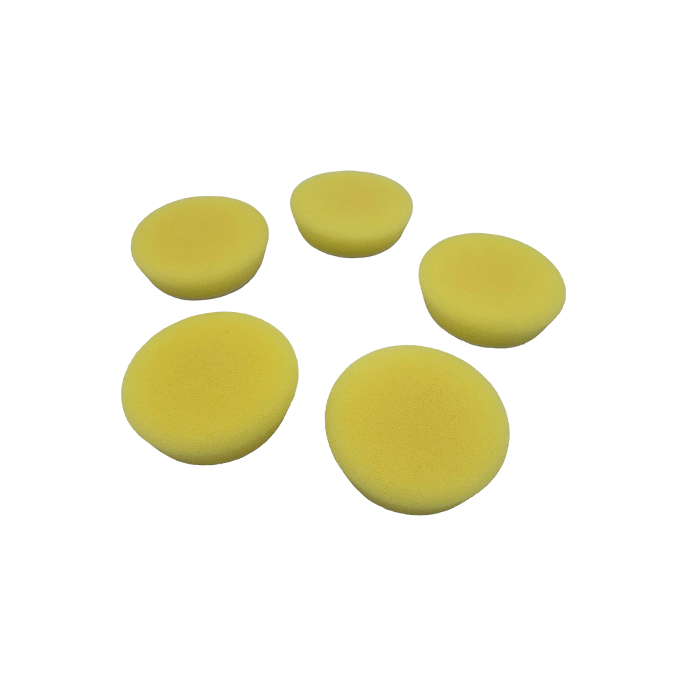 ShineMate Foam Pad Bevel Edge Yellow D64x18mm