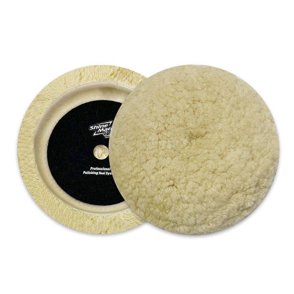 ShineMate Single Side Wool Pad 7" T240