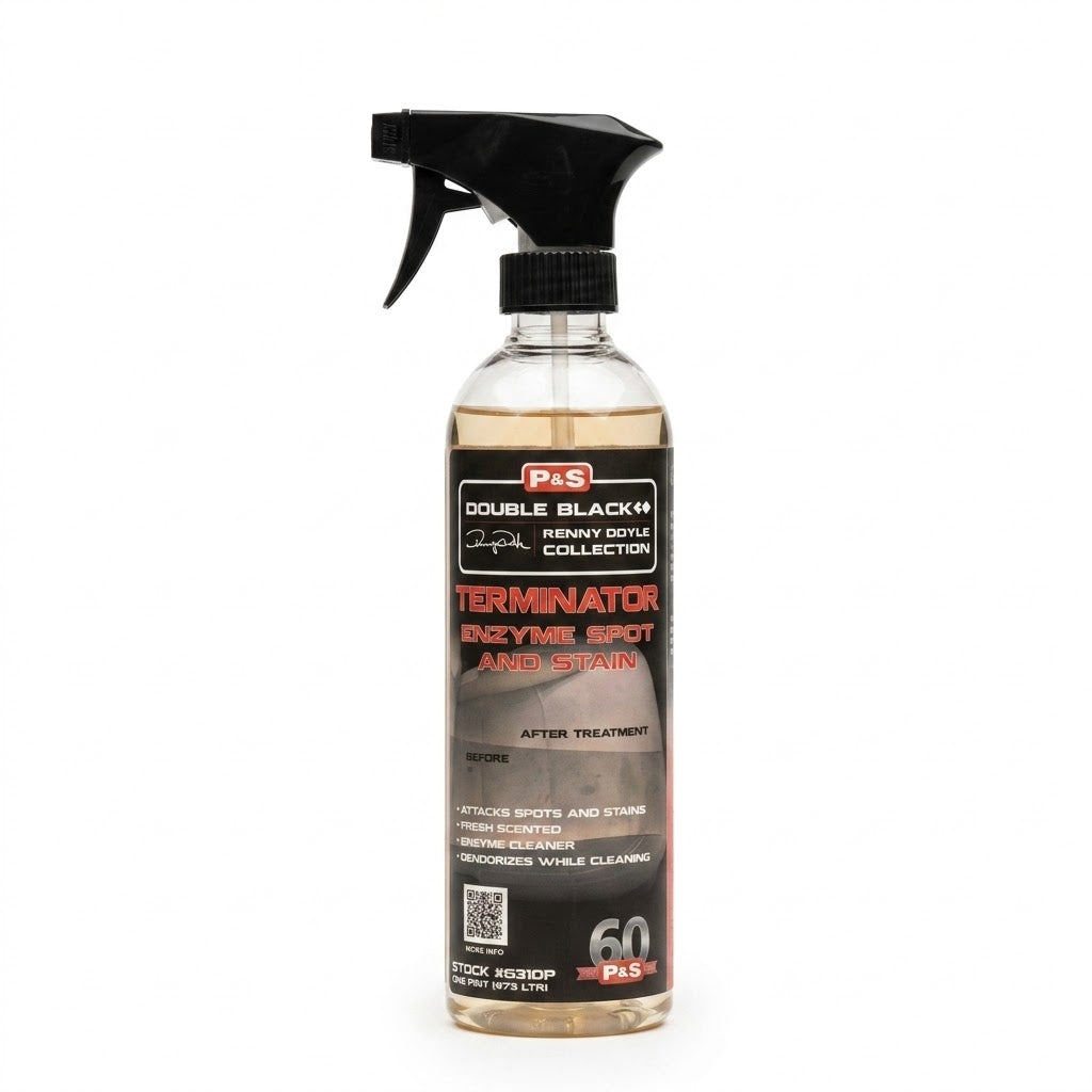 Terminator enzyme spot and stain